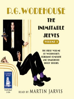 cover image of The Inimitable Jeeves--Volume One